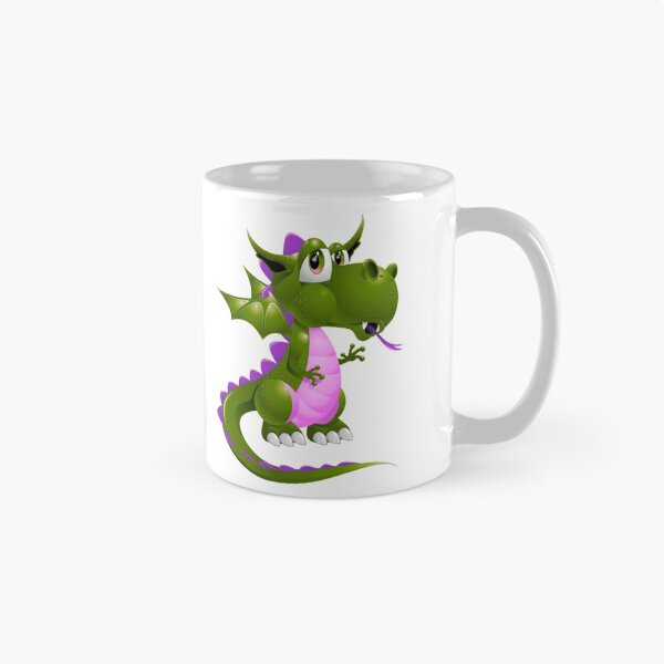 Pink and green Draco of the Dragon classic mug product photo